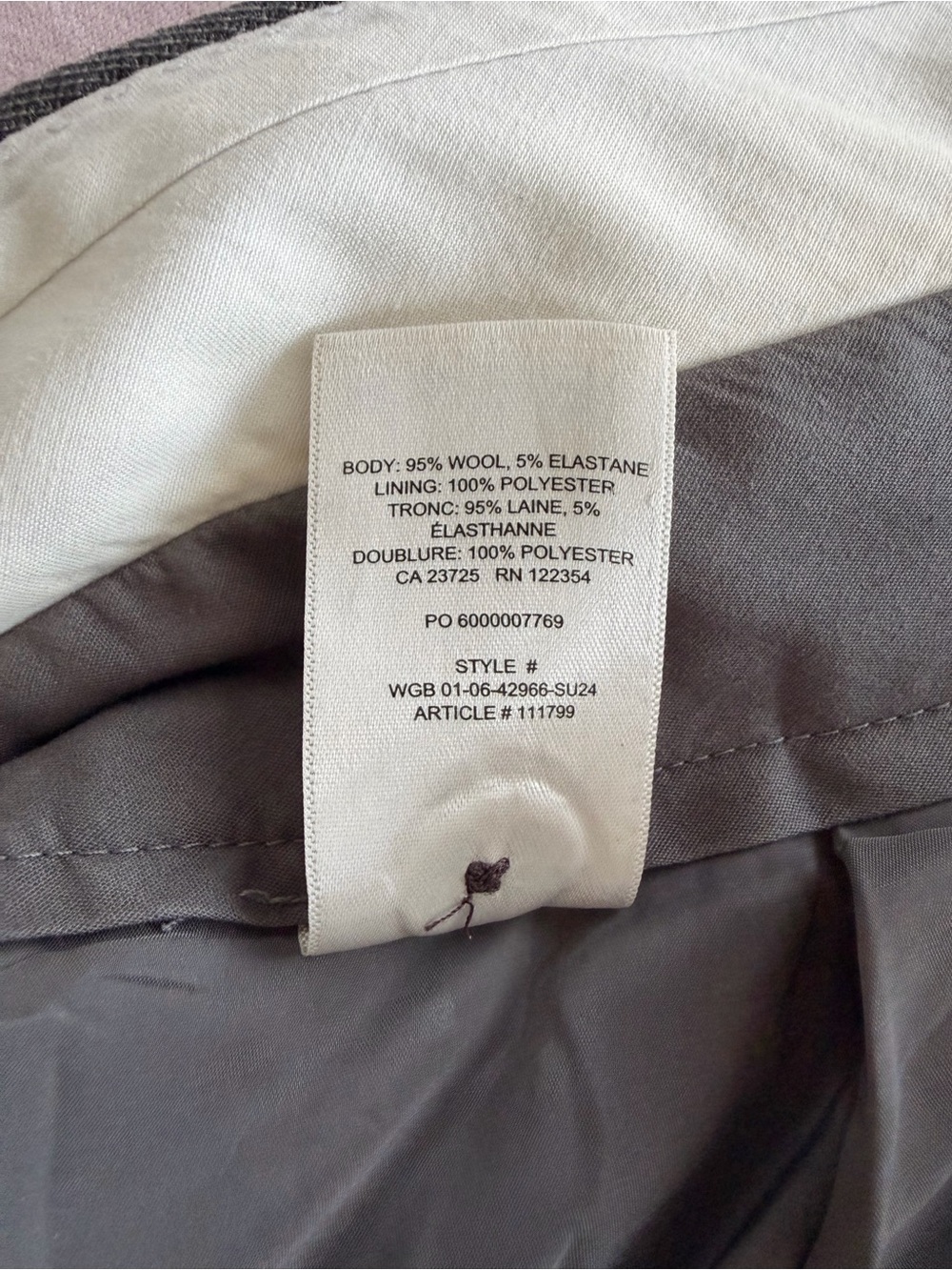 ARITZIA BABATON BUREAU PANTS - Picture 7 of 8